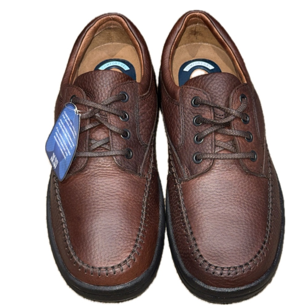 👞🧰‎ NUNN BUSH NWT Men’s Brown Leather Oxford Comfort Shoes, US Sz 8.5